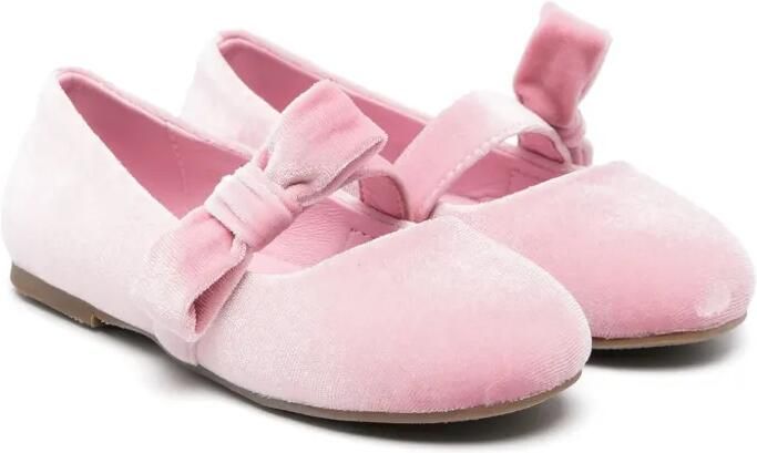 Age of Innocence Mia fluwelen ballerina's Roze