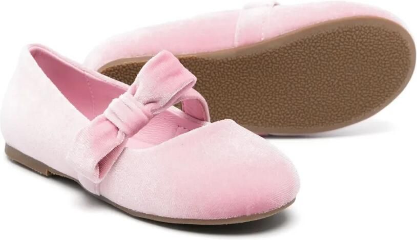 Age of Innocence Mia fluwelen ballerina's Roze - Foto 3