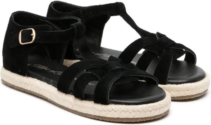 Age of Innocence Patricia 2.0 suède sandalen Zwart