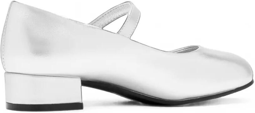 Age of Innocence Sabine leren ballerina's Zilver
