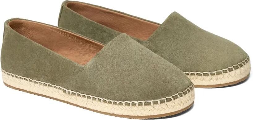 Age of Innocence Suède espadrilles Groen