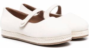 Age of Innocence Hailey ballerina's met plateauzool Wit