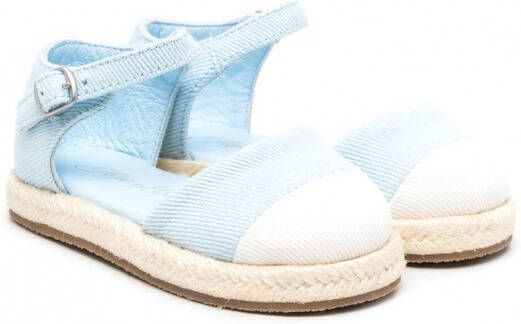 Age of Innocence Marissa espadrilles met contrasterende neus Blauw