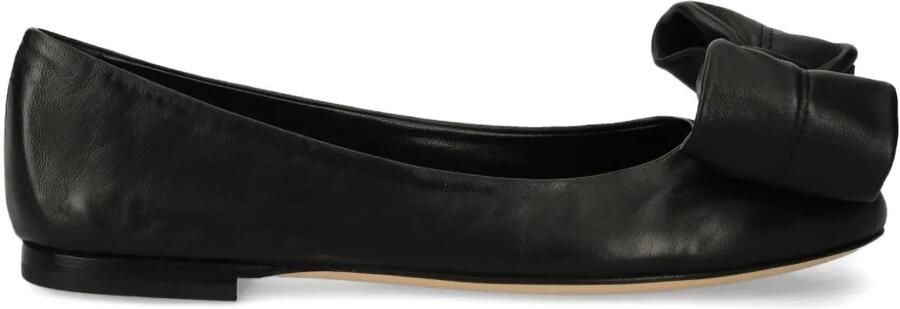 AGL Ballerina's met strikdetail Zwart