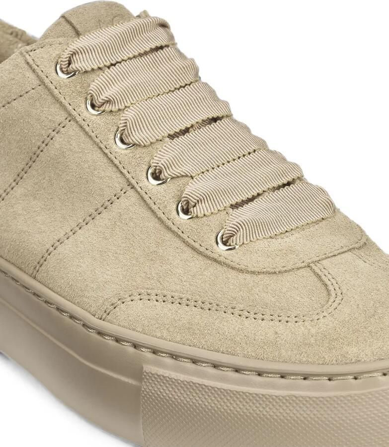 AGL Cecilia sneakers met grosgrain kant Beige - Foto 2