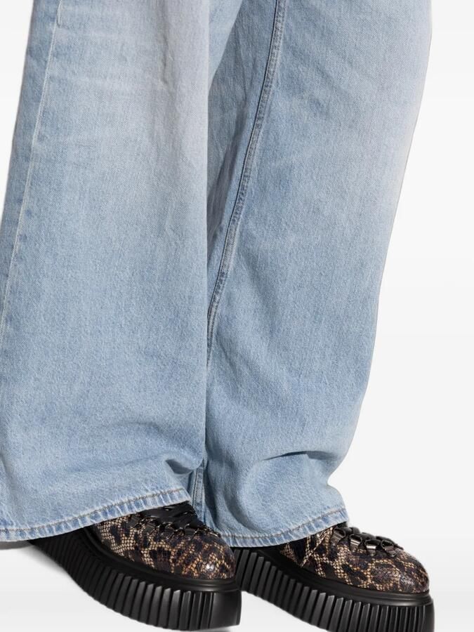 AGL Dromo snake-effect ankle boots Bruin - Foto 4