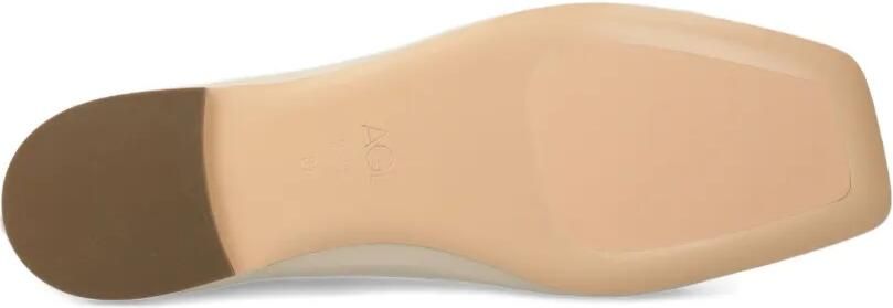 AGL Leren ballerina's Beige - Foto 5