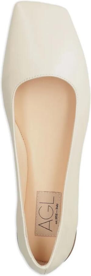 AGL Leren ballerina's Beige - Foto 4