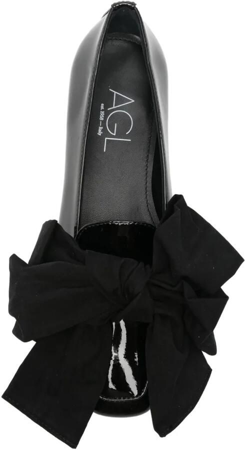 AGL Leren ballerina's met strikdetail Zwart - Foto 2