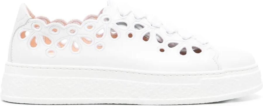 AGL Leren sneakers Wit