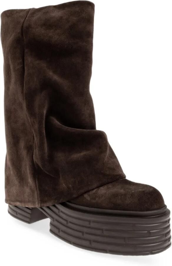 AGL Lignes platform ankle boots Bruin - Foto 3