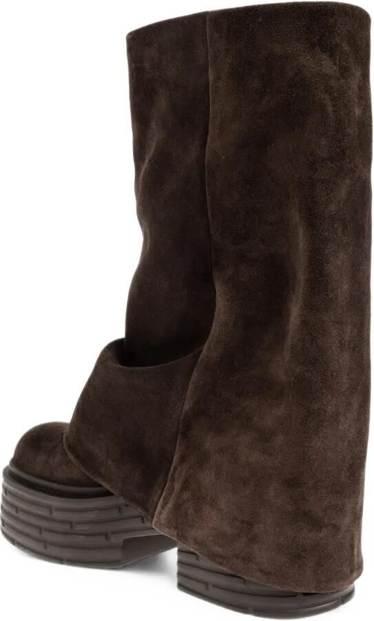 AGL Lignes platform ankle boots Bruin - Foto 4