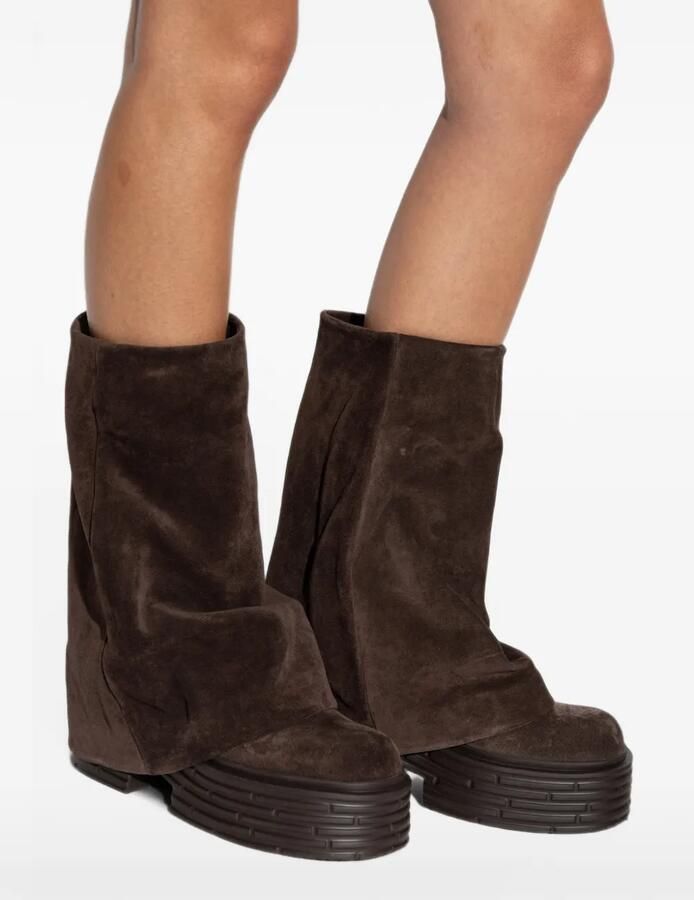AGL Lignes platform ankle boots Bruin - Foto 2