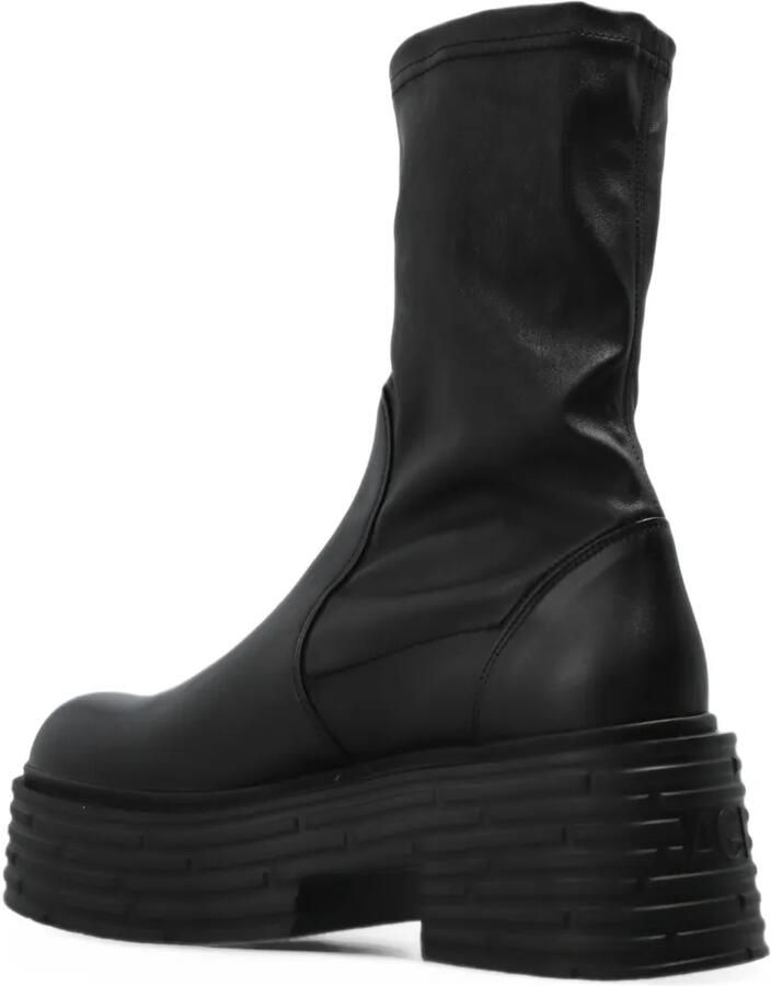 AGL Lignes Stretch platform ankle boots Zwart - Foto 4