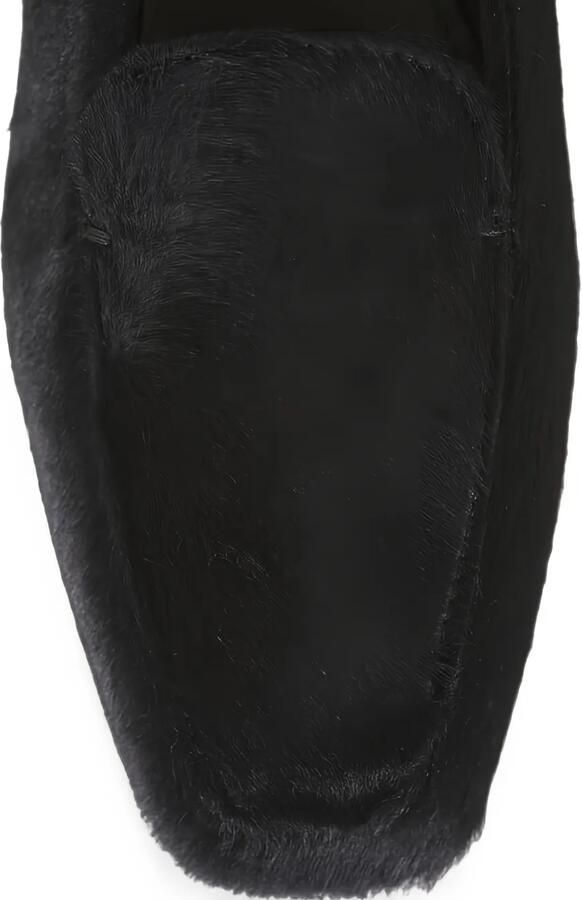 AGL Loafers met vierkante neus en ponyleer-effect Zwart - Foto 3
