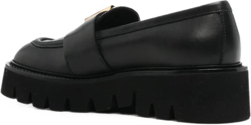 AGL Luggie loafers met gespdetail Zwart - Foto 2
