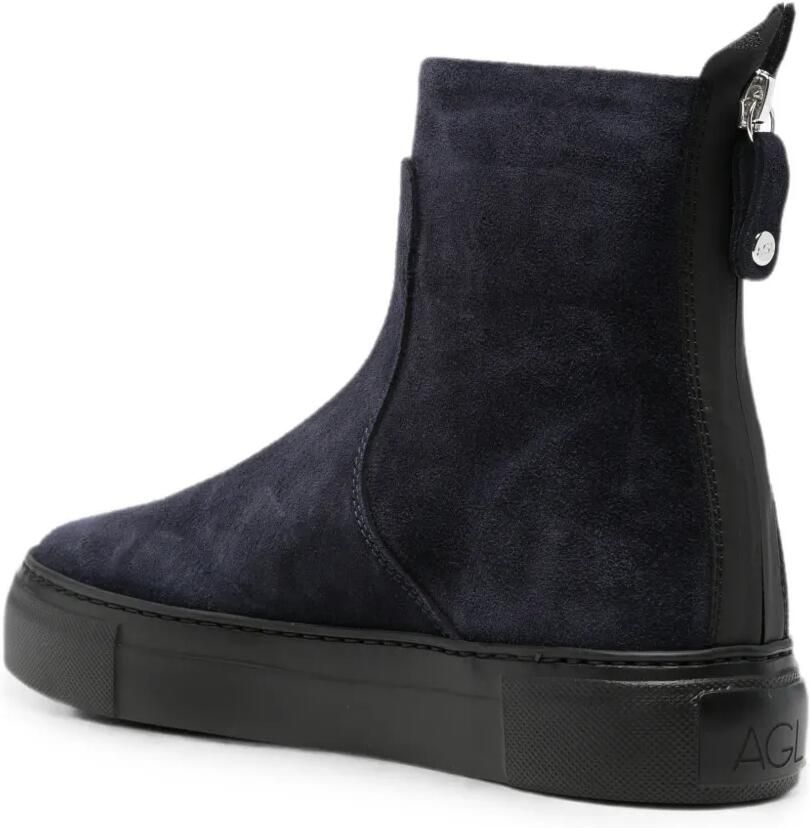 AGL Meghan laarzen met rits aan de achterkant Blauw - Foto 2