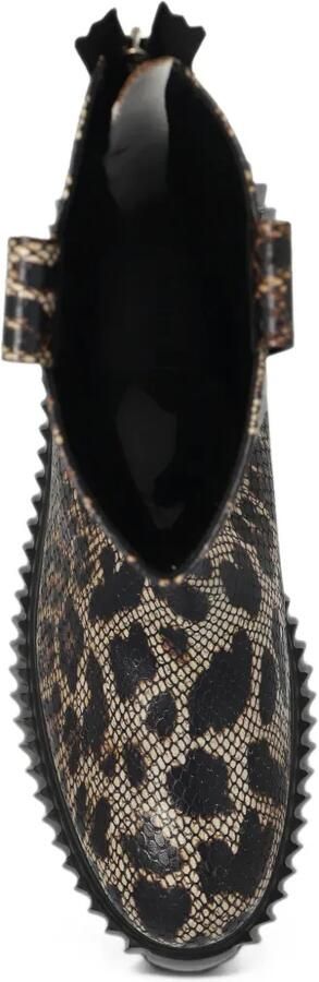 AGL Milagros leopard-print platform ankle boots Bruin - Foto 5