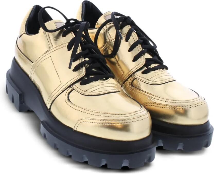 AGL Oro derby schoenen met metallic afwerking Goud - Foto 2