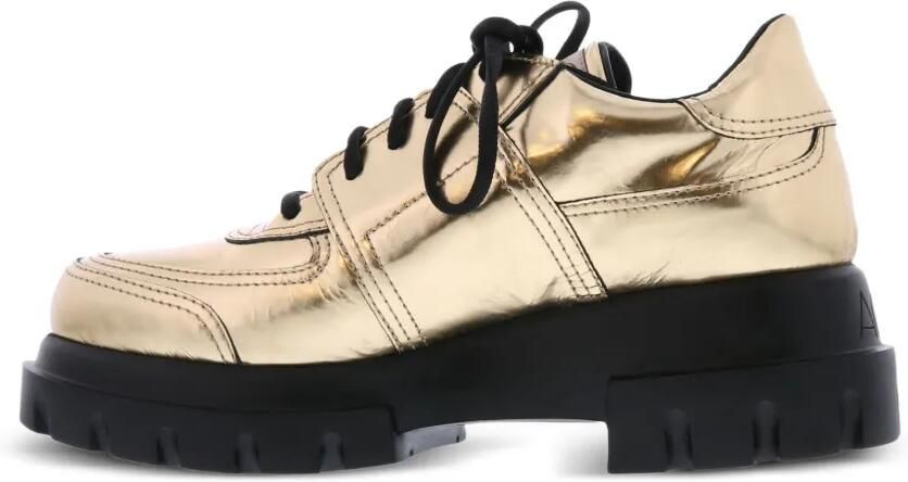 AGL Oro derby schoenen met metallic afwerking Goud - Foto 3