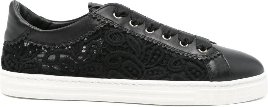 AGL Sneakers met borduurwerk Zwart