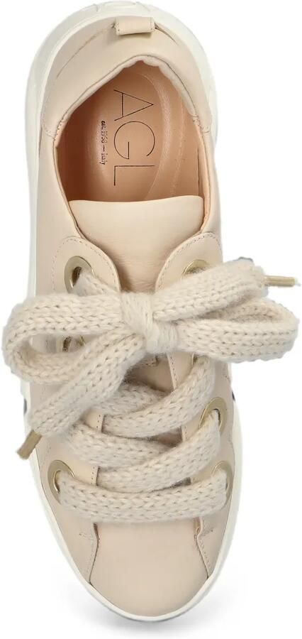 AGL Soft Bubble leren sneakers Beige - Foto 4