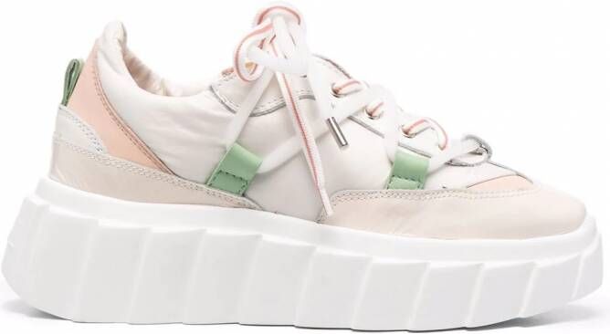 AGL Blondie sneakers met chunky zool Beige