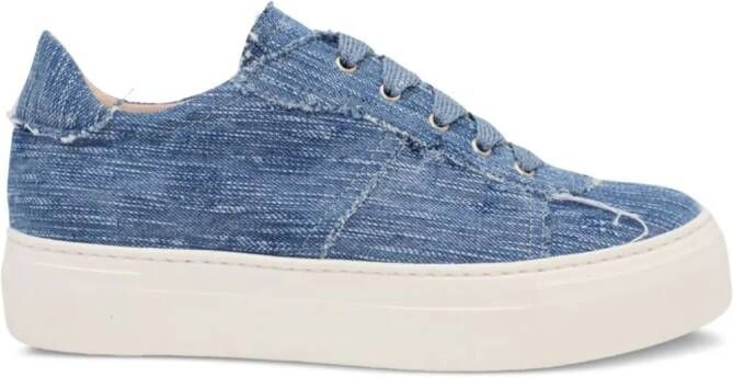 AGL Bright denim sneakers Blauw