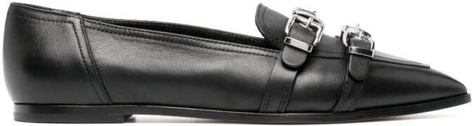 AGL Loafers met gesp Zwart