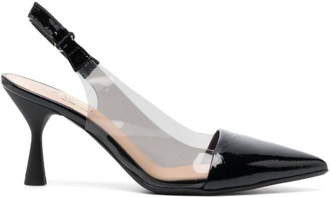 AGL Olie Ide leren sandalen Zwart