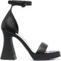 AGL Janis sandalen met enkelbandje Zwart - Thumbnail 1