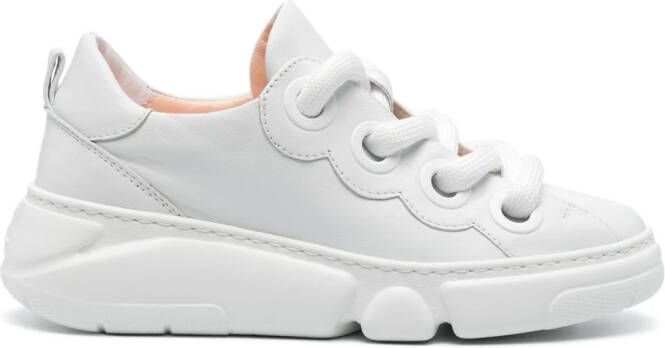 AGL Magic Bubble leren sneakers Wit