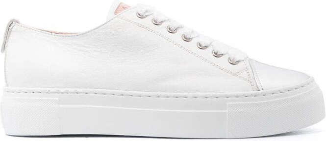 AGL Mollie sneakers met zilveren neus Wit