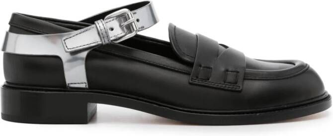 AGL Olivia leren loafers Zwart