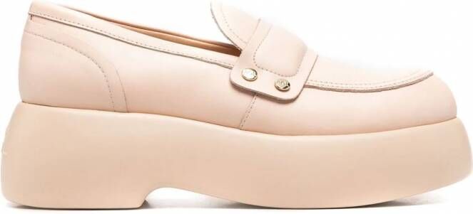 AGL Puffy Moc mocassins Roze