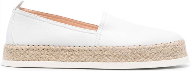 AGL Rope leren espadrilles Wit