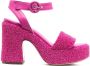 AGL Sista Zerby leren sandalen Roze - Thumbnail 1