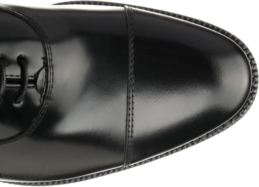 Al Duca D Aosta 1902 Geborstelde Oxford schoenen Zwart - Foto 3