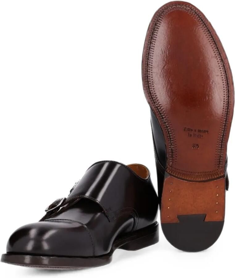 Al Duca D Aosta 1902 Gespschoenen met dubbele gesp Bruin - Foto 5