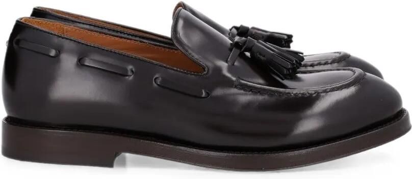 Al Duca D Aosta 1902 Leren loafers met kwastje Bruin