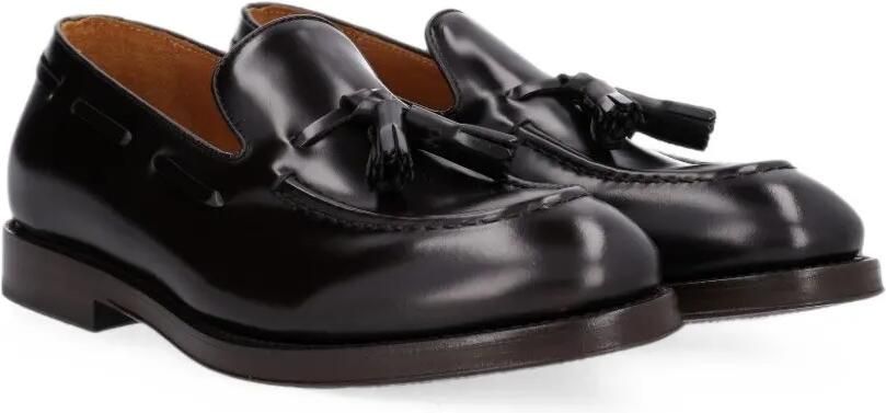 Al Duca D Aosta 1902 Leren loafers met kwastje Bruin - Foto 4