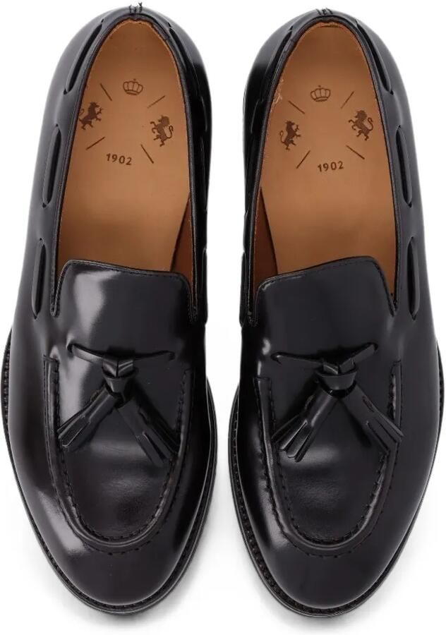 Al Duca D Aosta 1902 Leren loafers met kwastje Bruin - Foto 3