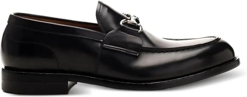 Al Duca D Aosta 1902 Loafers met horsebitdetail Zwart