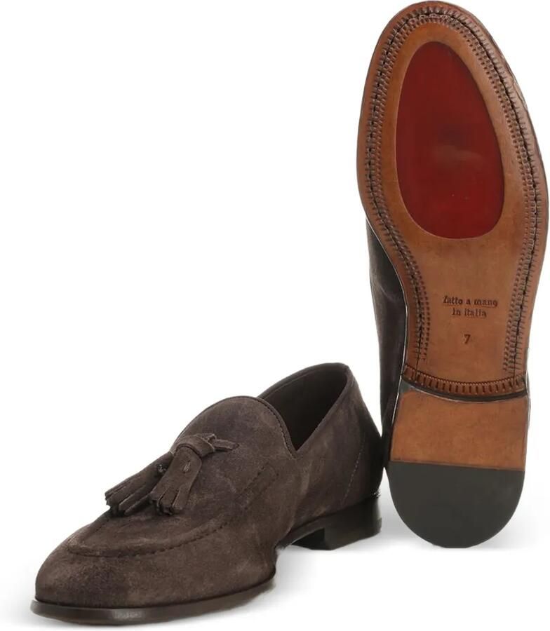 Al Duca D Aosta 1902 Loafers met kwastjes Bruin - Foto 2