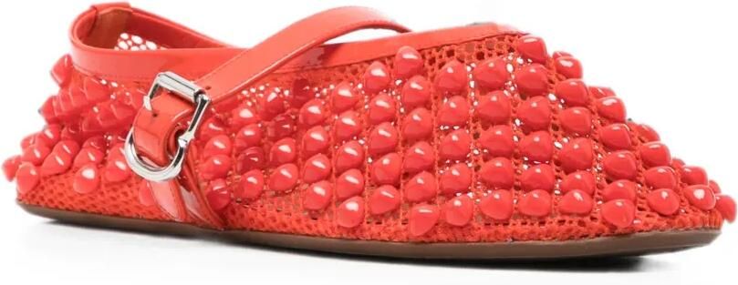 Alaïa Pre-Owned Ballerina's met gespsluiting Rood - Foto 3