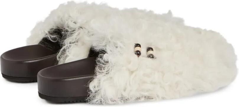 Alanui The Journey fur mules Beige - Foto 4