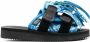 Alanui X Suicoke x Suicoke sandalen met paisley-print Blauw - Thumbnail 1