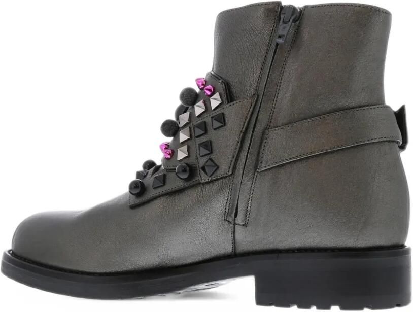 Albano Harness studded harness ankle boots Grijs - Foto 2