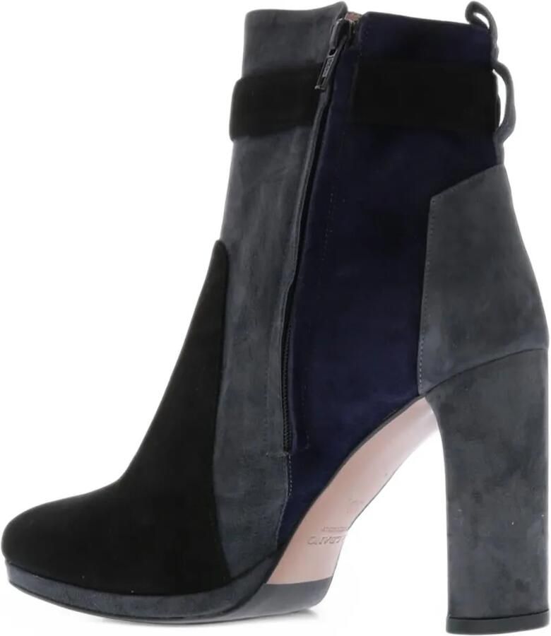 Albano two-tone buckled ankle boots Grijs - Foto 3