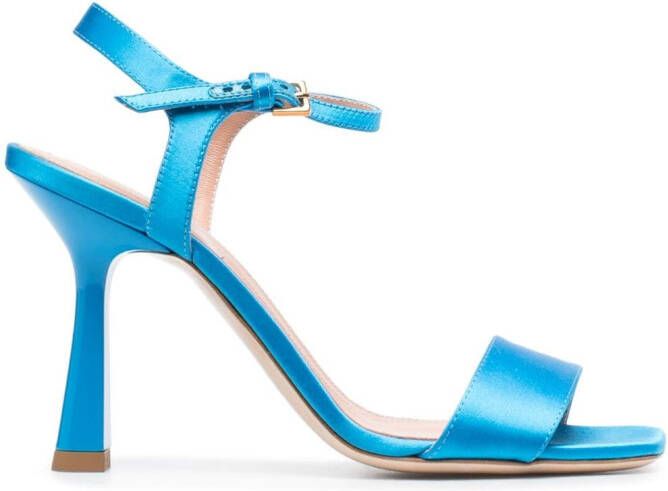 Alberta Ferretti Suède sandalen Blauw